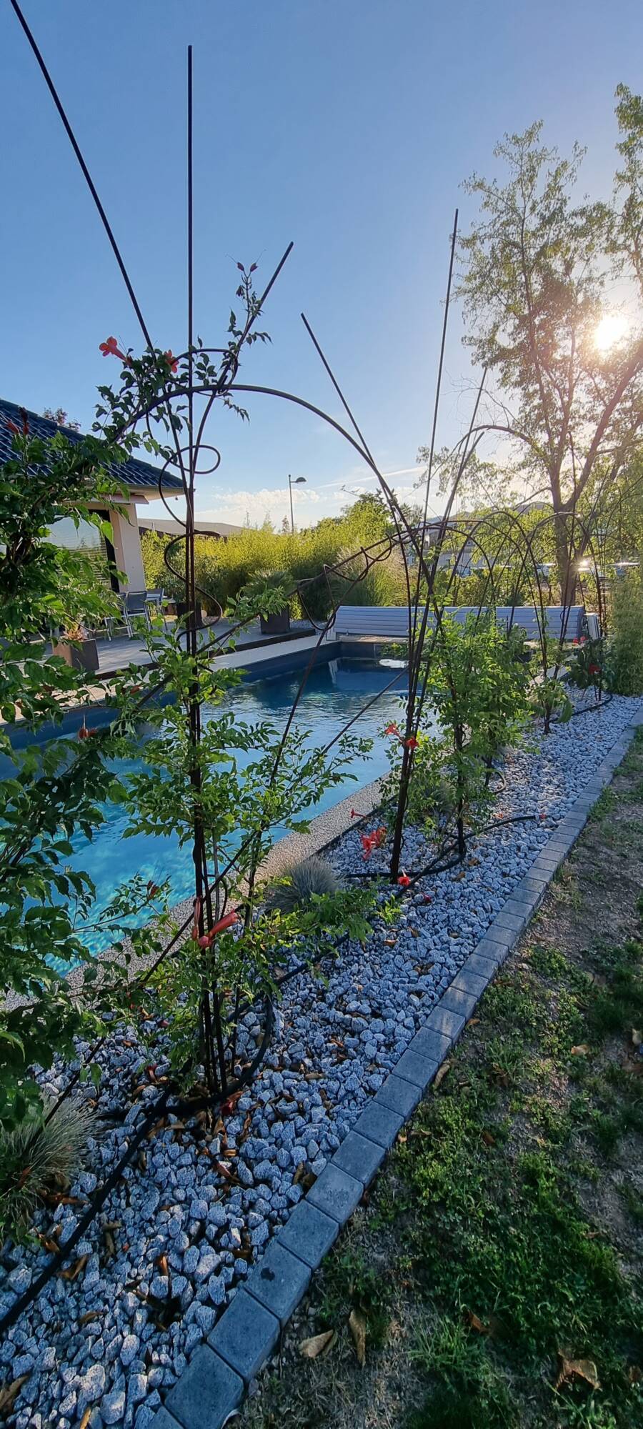 Aménagement extérieur à Schœnau, près de Sélestat et Marckolsheim Fegersheim